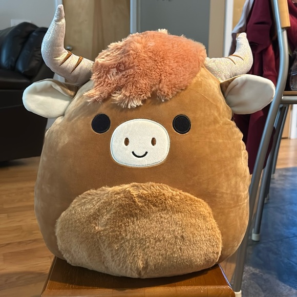 Squishmallows Other - RARE Squishmallow 16-Inch Wilfred Highland Cow